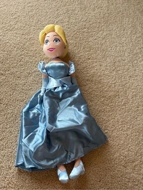 Disney Cinderella Princess Doll Plush Toy - Kids Plush Dress Doll